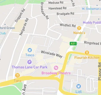 map for The Black Cat ( Catford Ram