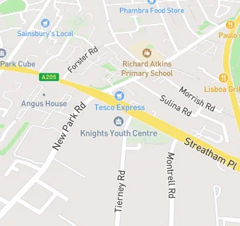 map for Youth Centre