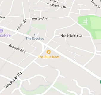 map for Blue Bowl Inn