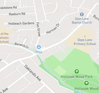 map for Cater Link @ Days Lane Primary School