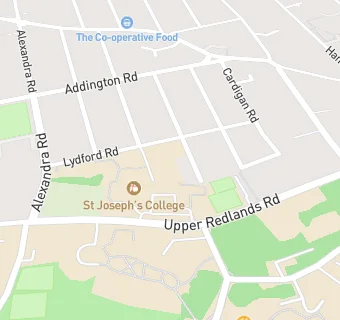 map for St Joseph's Convent Preparatory School