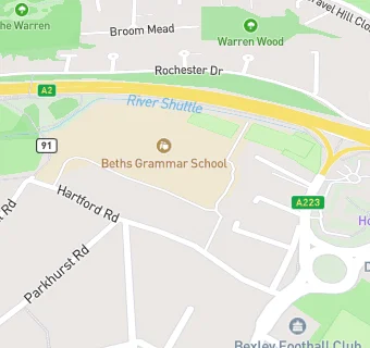 map for Beths Grammar School