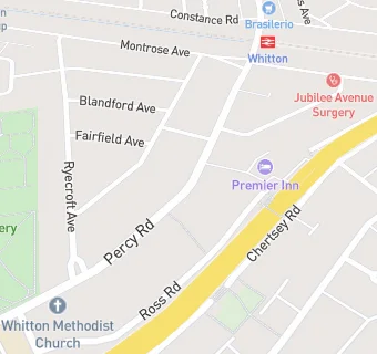 map for Whitton Community Social Club Ltd