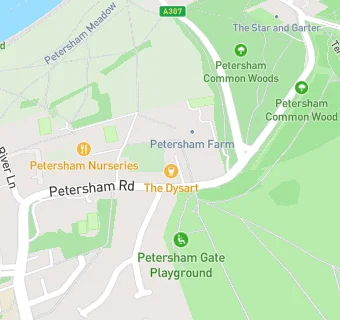 map for The Dysart Petersham