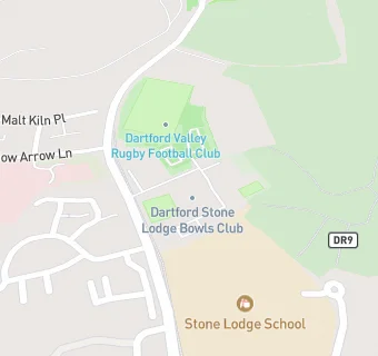 map for Dartford Valley Rugby Club