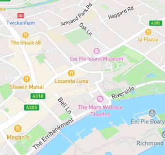 map for The Twickenham Club