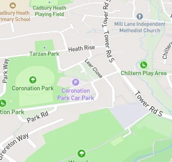 map for Cadbury Heath Youth Club