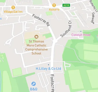 map for St Thomas More RC School