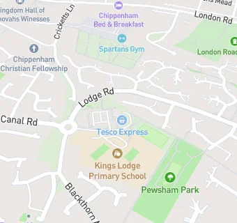 map for The Lodge Surgery