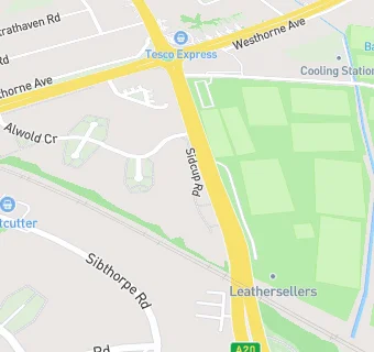 map for Leathersellers Sports Ground