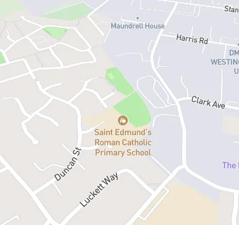 map for Saint Edmund's Roman Catholic Primary School