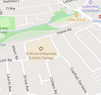 map for Sir Richard Reynolds Catholic College