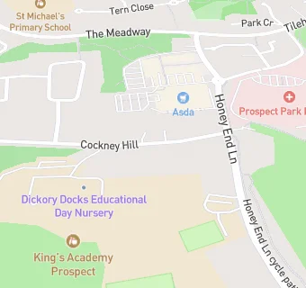 map for Kings academy Prospect