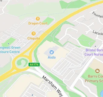 map for Asda Pharmacy