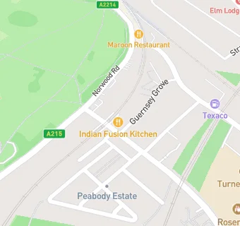 map for Indian Fusion Kitchen