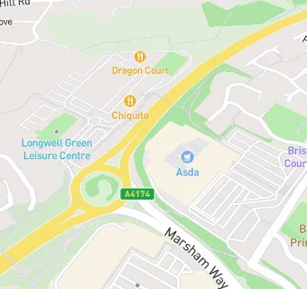 map for Asda Main Store