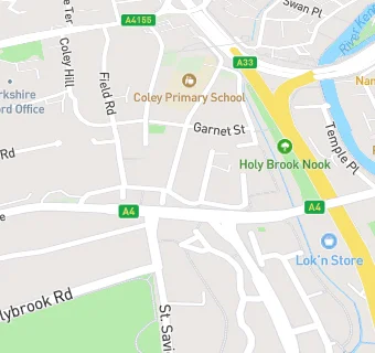 map for Churches In Reading Drop In Centre