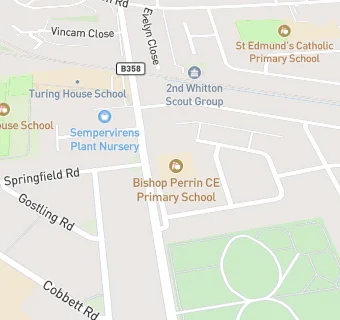 map for Bishop Perrin Church of England Primary School