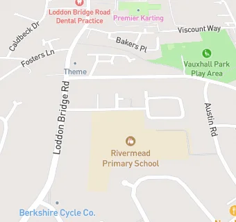 map for Rivermead Primary School