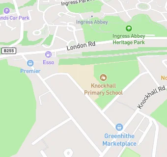 map for Knockhall Academy