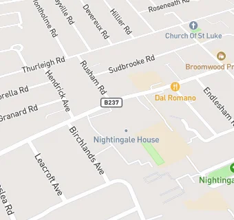 map for Nightingale House