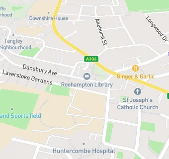 map for Subway Roehampton