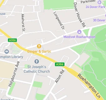 map for Roehampton Supermarket