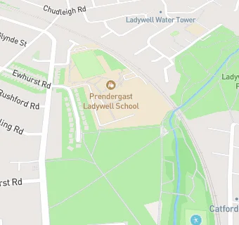 map for Prendergast Ladywell School