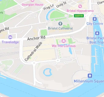 map for Slug & Lettuce Bristol Harbourside