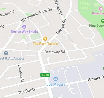 map for Brathway Hall