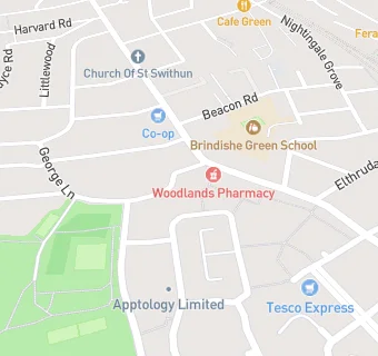 map for Woodlands Pharmacy