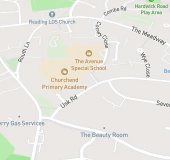 map for Churchend Primary Academy Trust