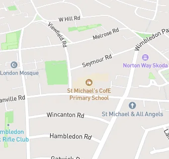 map for St Michael's CofE Primary School
