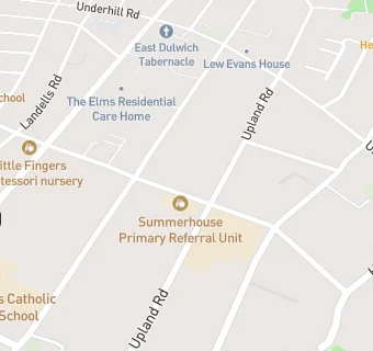 map for Summerhouse Primary Pupil Referral Unit