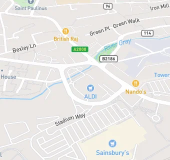 map for Aldi Stores