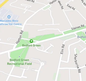 map for The Bell on the Green