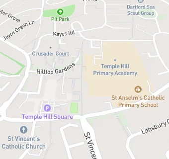 map for YMCA Temple Hill Childrens Centre Nursery