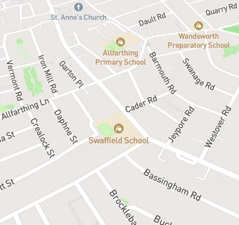 map for Swaffield School