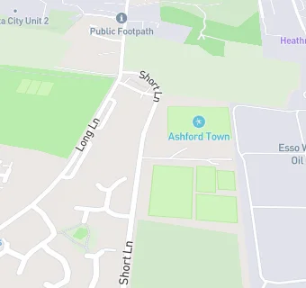 map for Ashford Town Football Club