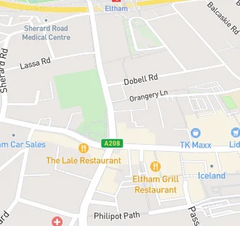 map for Thai Orchid Eltham Limited T/A Nakhon Thai Eltham