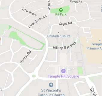 map for Temple Hill Youth Club