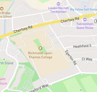 map for Clarendon School