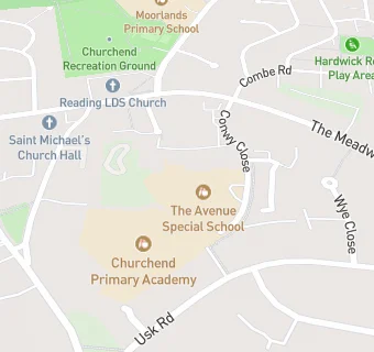 map for The Avenue Special School