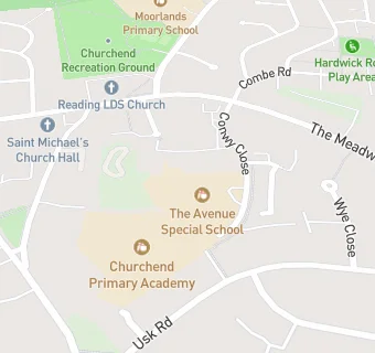 map for The Avenue Special School