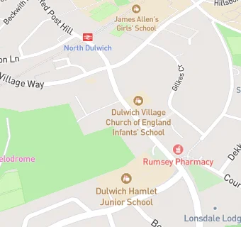 map for Dulwich village kids club