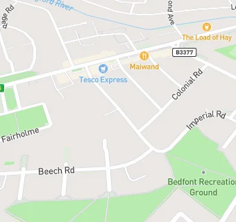 map for Greenbrook Bedfont