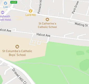 map for Taylorshaw At St Columba's Catholic Boys School