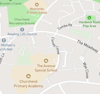 map for Thames Valley School