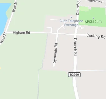 map for Cliffe Mens Social Club