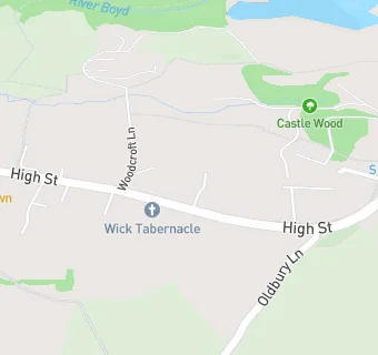 map for Wick Tabernacle